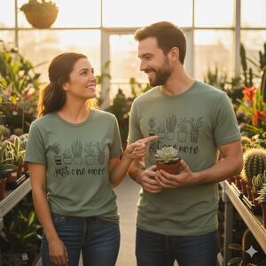 "Just One More" Relaxed Heather Olive Green Unisex T-shirt Large